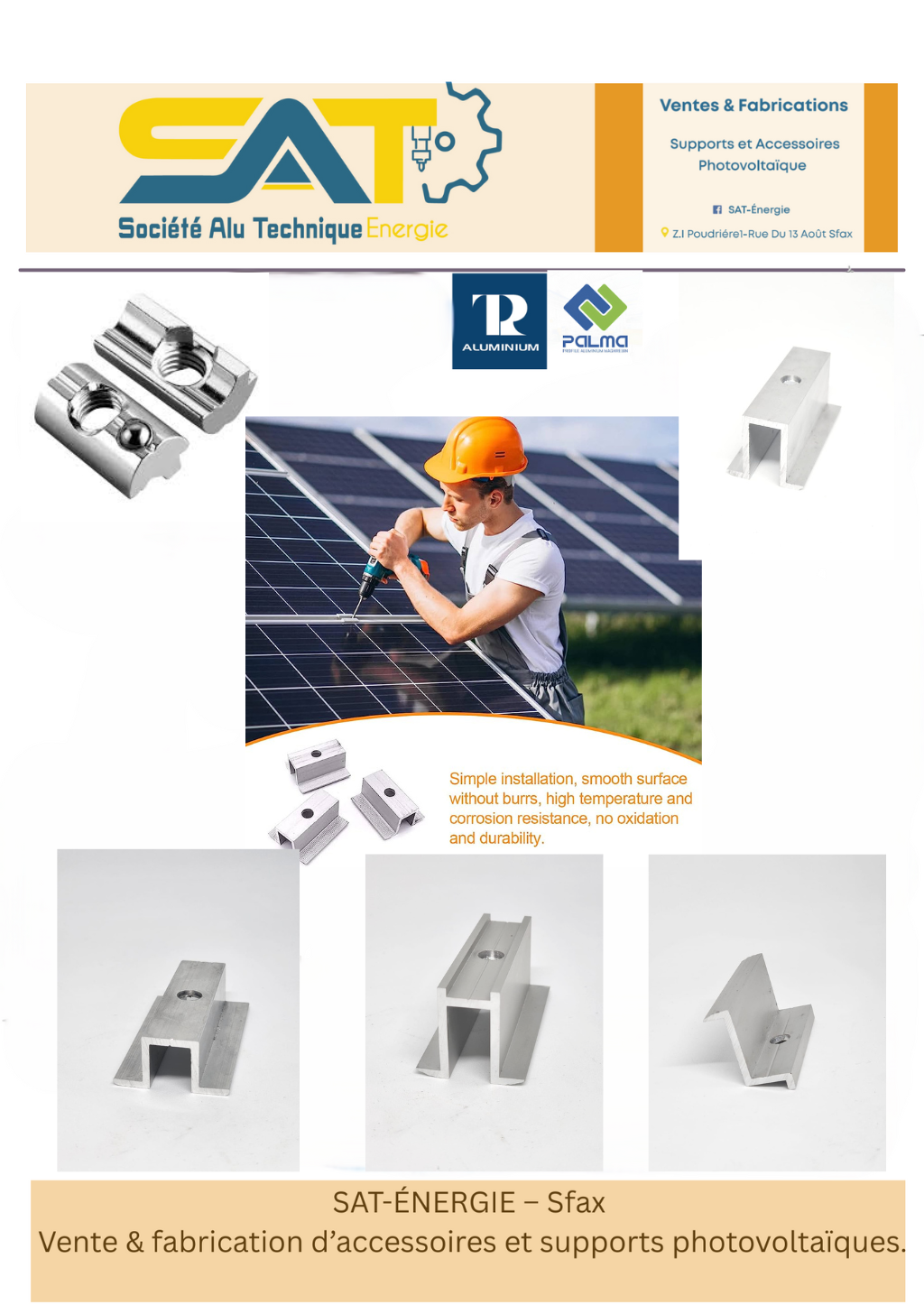 Accessoires aluminium